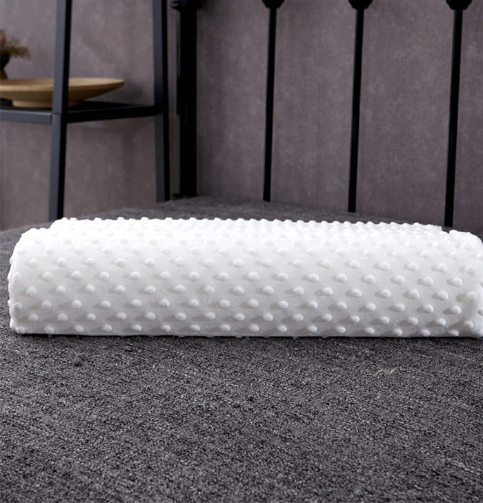 New White Sleep Pillow Memory Pillow Core Slow Rebound Health Promotion Sleep Pillow Comfortable Velvet Cotton Core Pillow