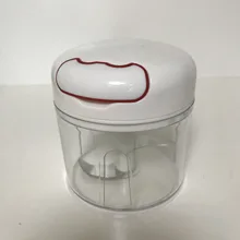 Мини Многофункциональная луковая гайка Мясорубка Блендер Миксер ручной фруктовый Овощной измельчитель ручной Потяните пищевой резак из нержавеющей стали