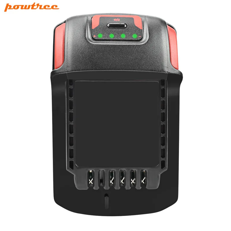 Powtree 1 шт. 20 в 5000 мАч литиевая запасная батарея для серии Ingersoll Rand BL2022 IQV20