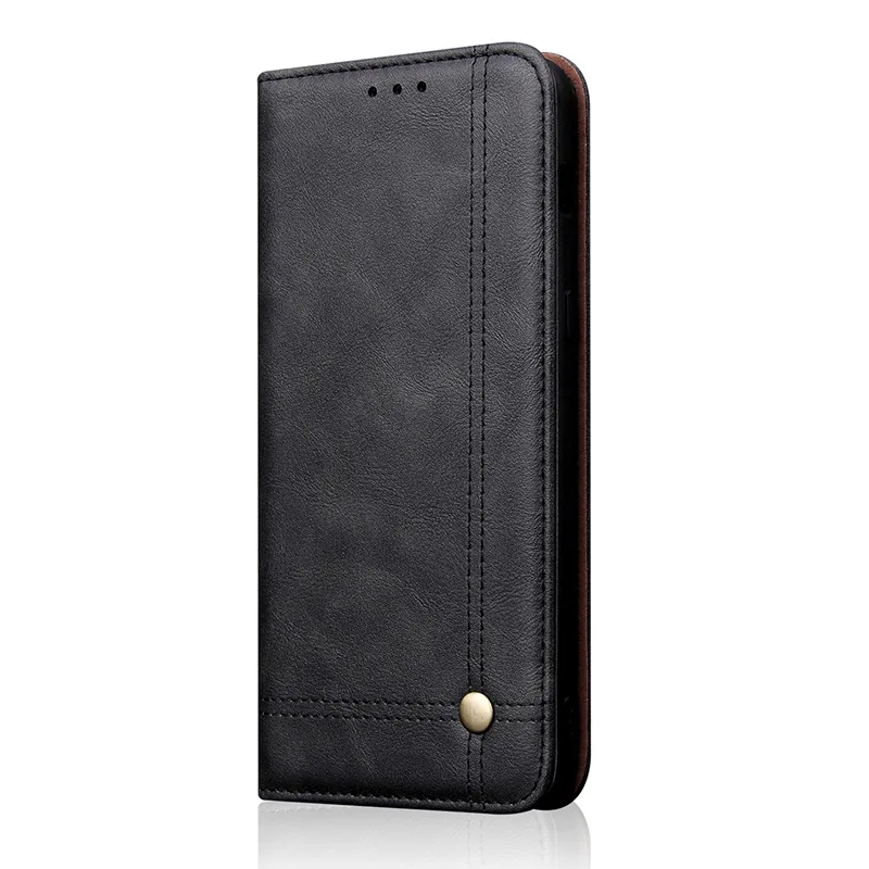 Роскошный тонкий кожаный чехол книжка в стиле ретро для Xiaomi RedMi Note 7 кошелек с
