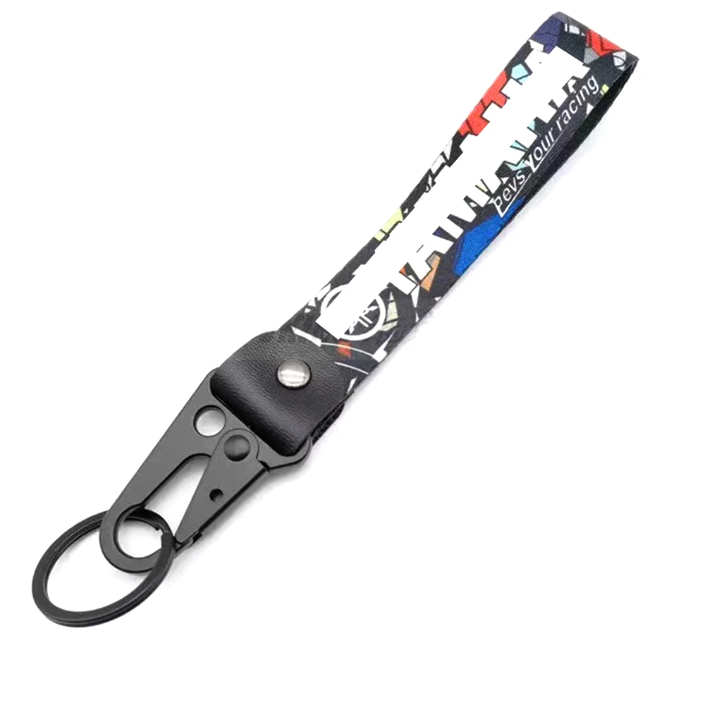

YAMAHAMotor Racing Style Keychain Keyholder JDM Car Keychain Keyring Car Motorcycle For takata BRIDE Racing Car JDM kanji