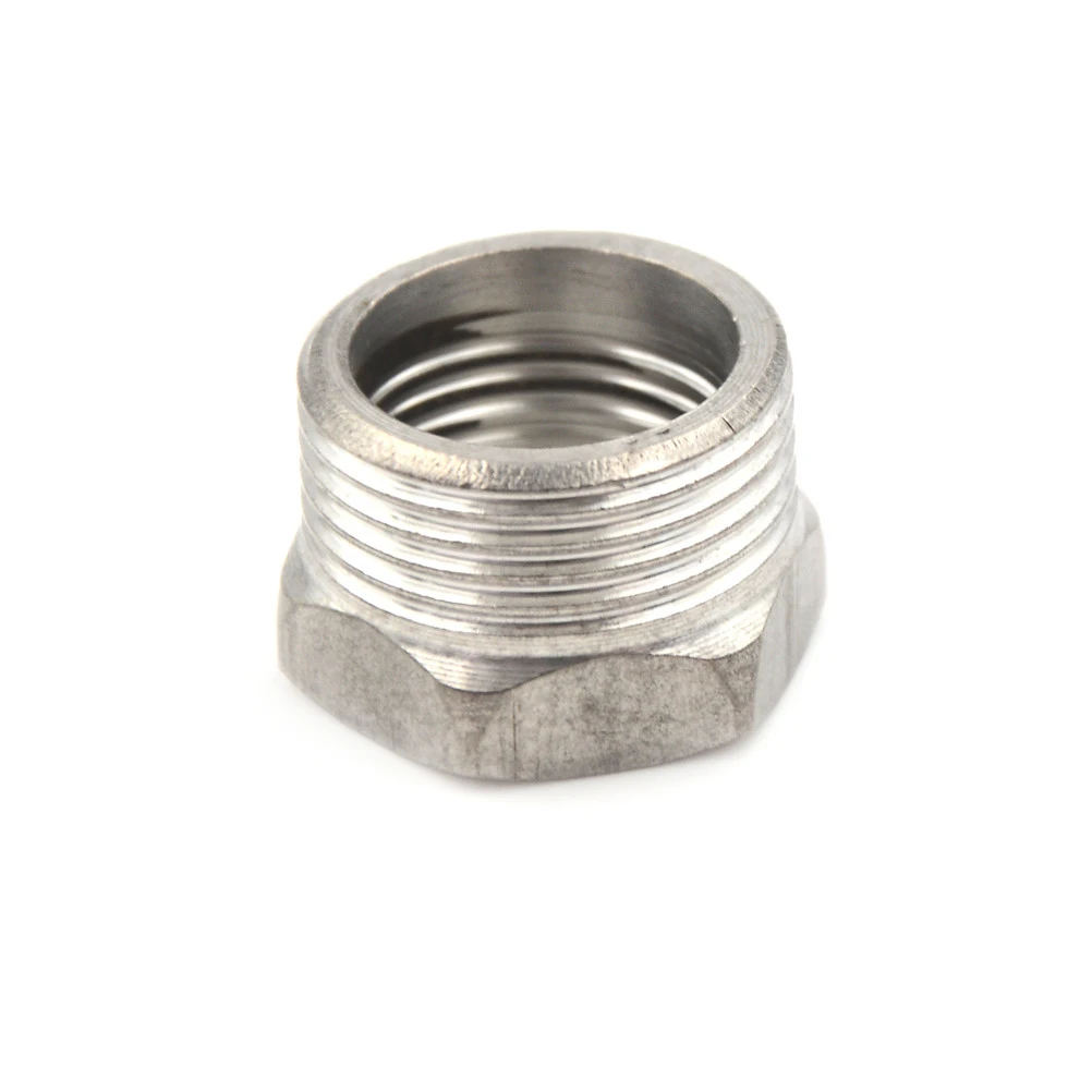1 шт. нержавеющая сталь новый 3/4 "Мужской x 1/2" Женский резьбовой редуктор