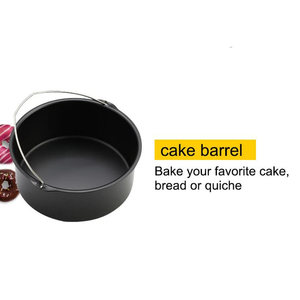 Replacement Air Fryer Frying Dish Baking Pan Rack Tray make french fries, a pizza or pancakes Assorted Accessories
