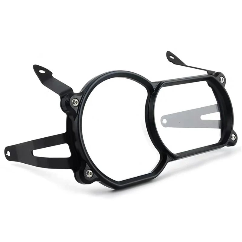 

Motorcycle Headlight Protector Head Light Guard Front Lamp Cover For Bmw R1200Gs Adv / Lc 2013 2014 2015 2016 2017(Black)