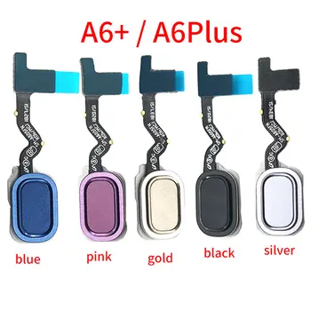

20pcs/lot For Samsung Galaxy A6 Plus Touch ID Home Button Key Fingerprint Button Flex Cable A605 A605F A6+