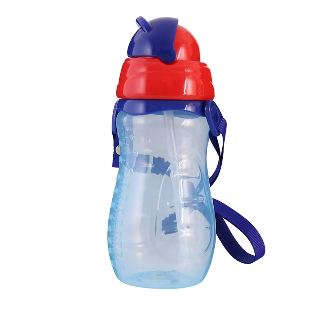 

330ml Kids Cups Baby Feeding Water Drinking Bottle With straw Portable Leak Proof Bottle for Baby Learning Drinking Bebe Copos