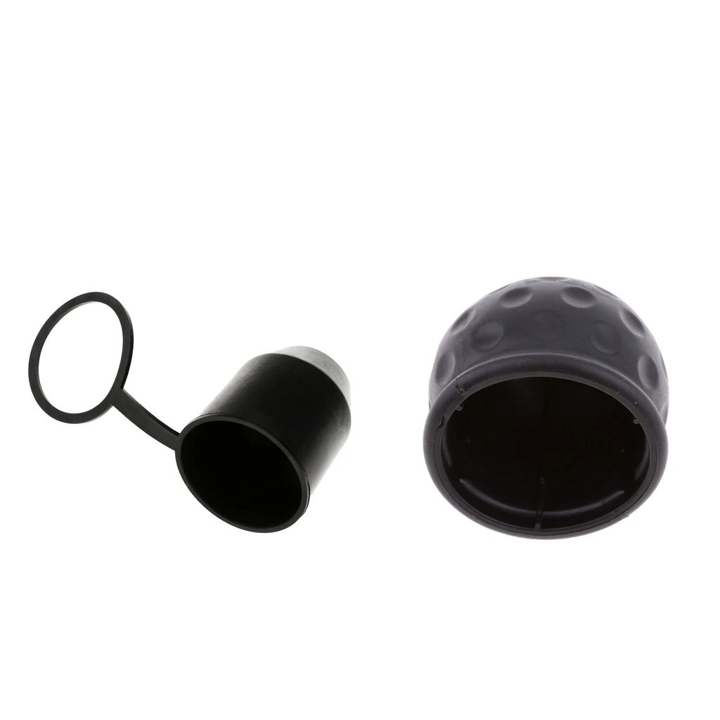 2Pcs Car Trailer Camper Tow Bar Ball Protective Cover 50mm Cap