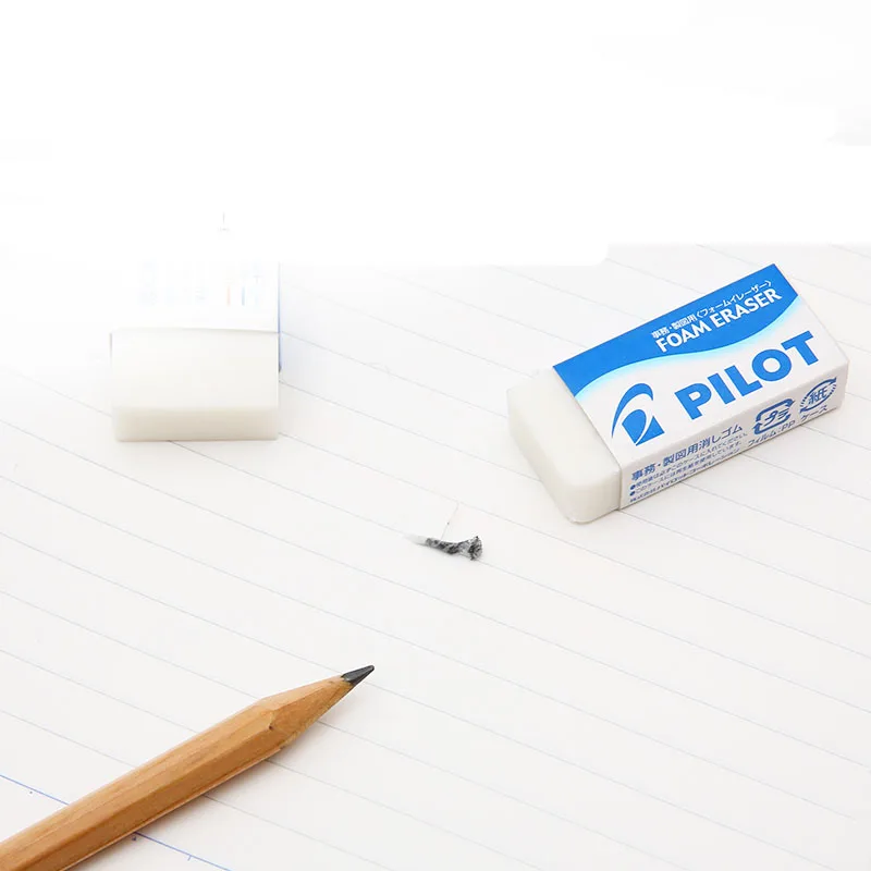 Pilot Foam Eraser цветные карандаши для рисования ластик для экзамена эскиз графический дизайн прочная салфетка супер чистые канцелярские принадлежности для офиса и школы