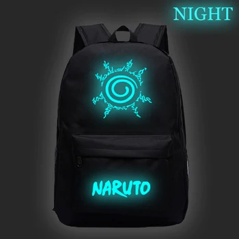 

Anime NARUTO luminous backpack travel bag school bag girl boy school bag