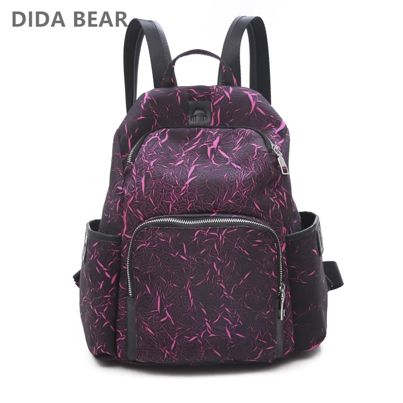 DIDA BEAR Модный женский рюкзак с принтом большая школьная сумка для подростков девочек мода досуг путешествия школьная сумка, рюкзаки