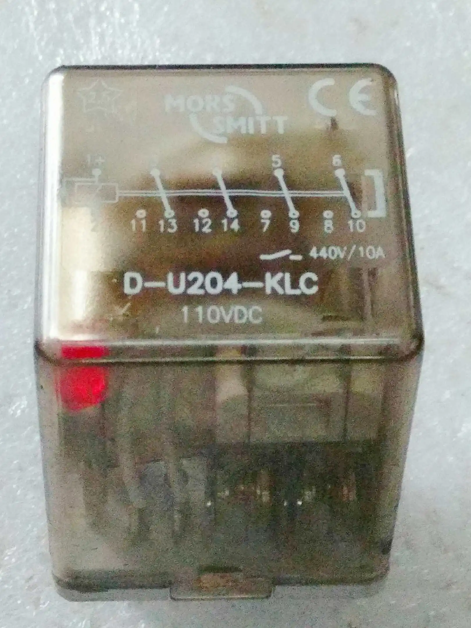 

Free Shipping 10PCS/LOT mors smitt Electric Relay D-U204-KLC 110VDC