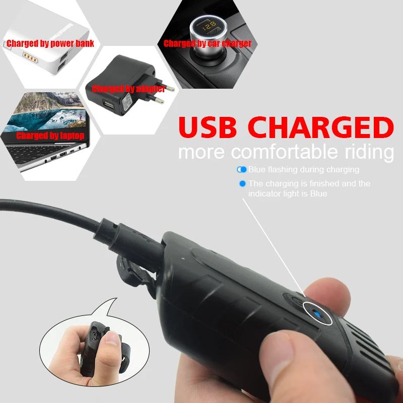 Велосипедный светильник WasaFire, заряжаемый от USB велосипедный светильник s, водонепроницаемый шлем, лампа, умный светильник, датчик, велосипедный головной светильник светодиодный фонарь