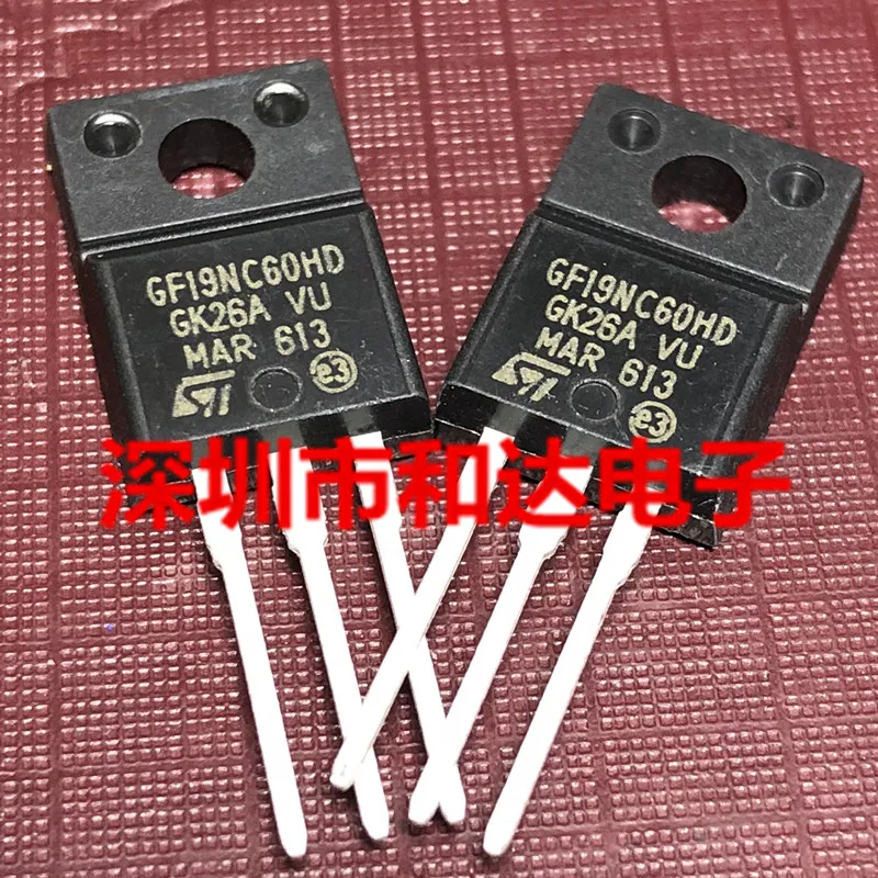 5 шт. GF19NC60HD STGF19NC60HD TO-220F 600V 9A