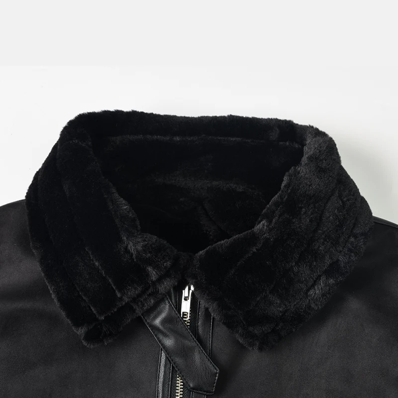 WookongBrand/Брендовая верхняя одежда, куртка с капюшоном, Мужская теплая, плюс уплотненная длинная куртка, куртка из искусственного меха, парка, верхняя одежда, теплая, толстая, длинная куртка