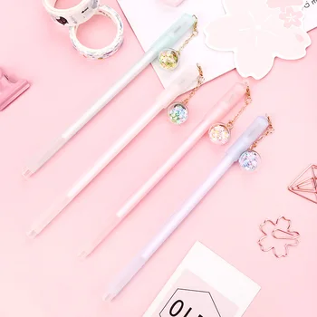 

20pcs/set Girl Heart Gel Pen Lovers Fairy Wholesale Pendant Gel Pen 0.5MM Writing Tools 2019 New Arrival Gel Pen Wholesale