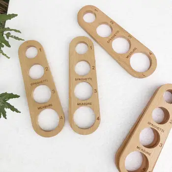

Factory customization wooden Pasta Ruler Spaghetti Measurer Noodles Limiter Measuring Tool