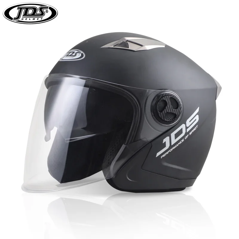 JDS 838 A7 NENKI Motorcycle Helmet Open Face Dual Lens Visors Moto Helmet Electric Bicycle Helmet Men Women Summer Scooter Motorbike Helmet - Color: JDS 838 A7