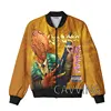 New Fashion Women/Men's  3D Print  Limp Bizkit  Zipper Bomber Jackets Men Overcoat Mens Coat Zip Up Jackets 5