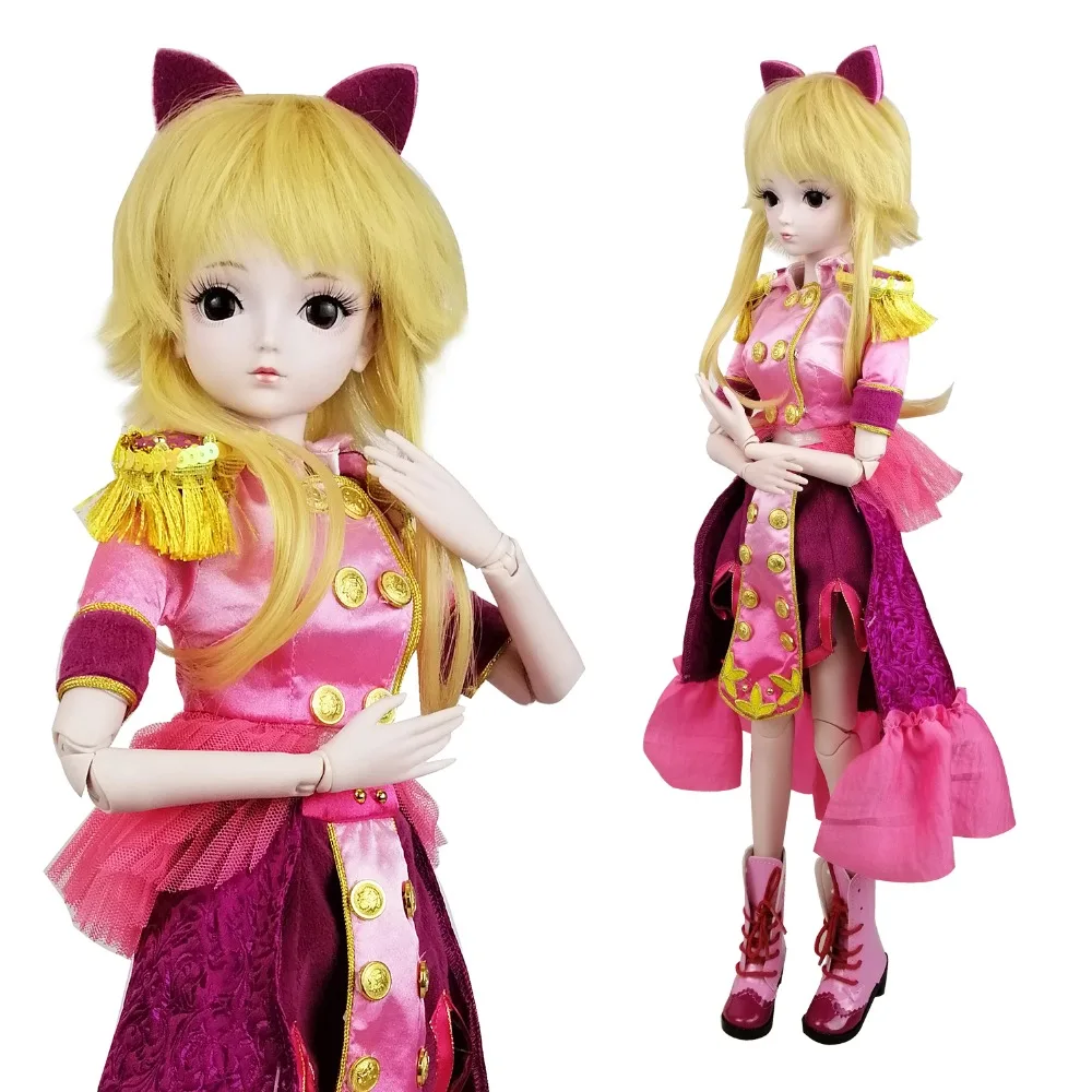 EVA BJD, 22 дюйма, BJD, полный набор, Sunny Girl, 1/3, BJD, кукла, 56 см, 19 шарнирных кукол, модель торта, игрушка+ аксессуары, подарок DA001153