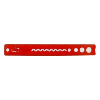 

30cm Soft Flexible Ruler Multicolor Measure Straight Rulers Office School Supplies Stationery Students Kids Gifts DXAB