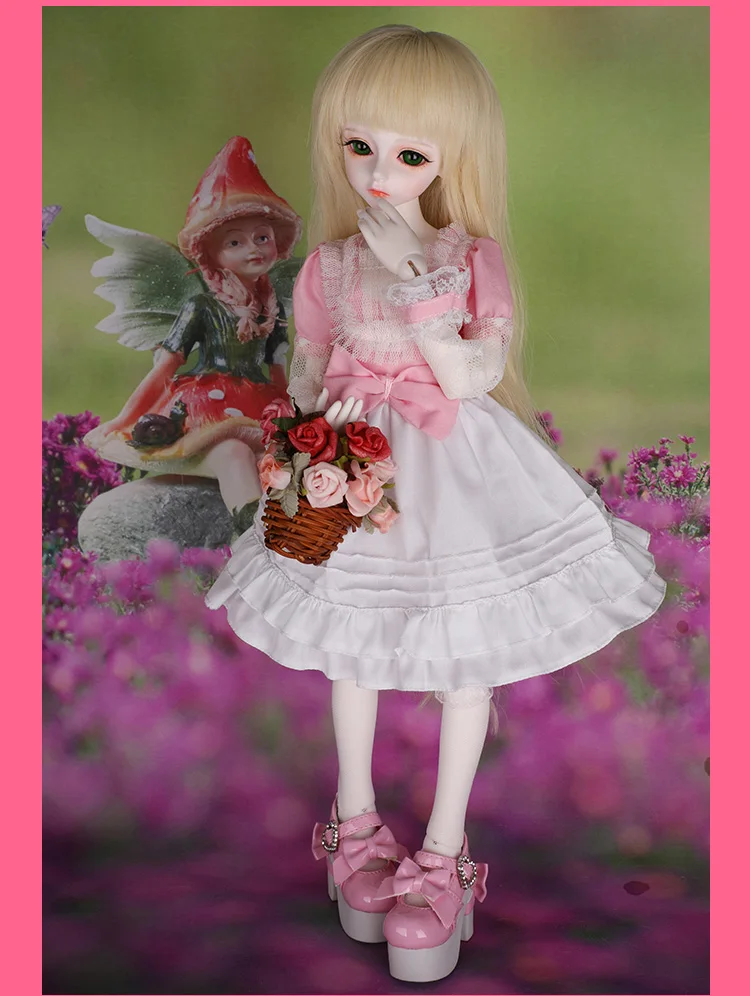 1/4 масштаб Обнаженная BJD кукла Красивая Девушка BJD/SD полимерная фигурка кукла DIY модель игрушка подарок. В комплект не входят одежда, обувь, парик A0187bory MSD