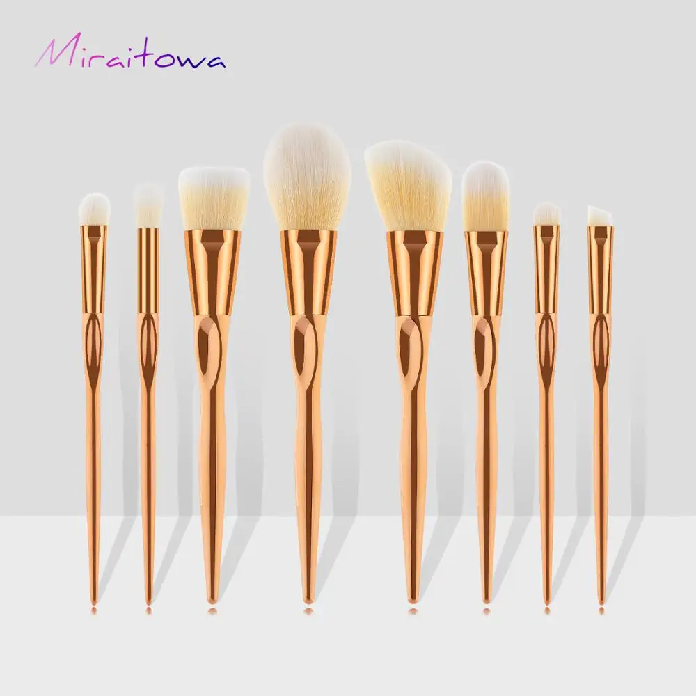 

8 Pcs Makeup Brushes Set Powder Foundation Eye Shadow Blush Blending Cosmetics Beauty Make Up Brush Tool Kits brushes For female