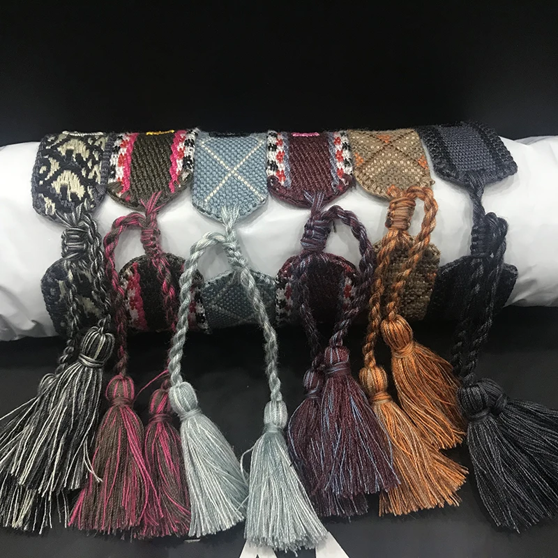 

31 Color High Quality Brand Letter D Bracelet Fabric Handmade Embroidery Bangle Multicolor Rope Jewelry For Women