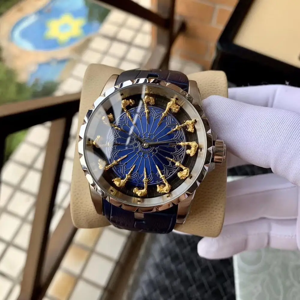 

WG10399 Mens Watches Top Brand Runway Luxury European Design Automatic Mechanical Watch
