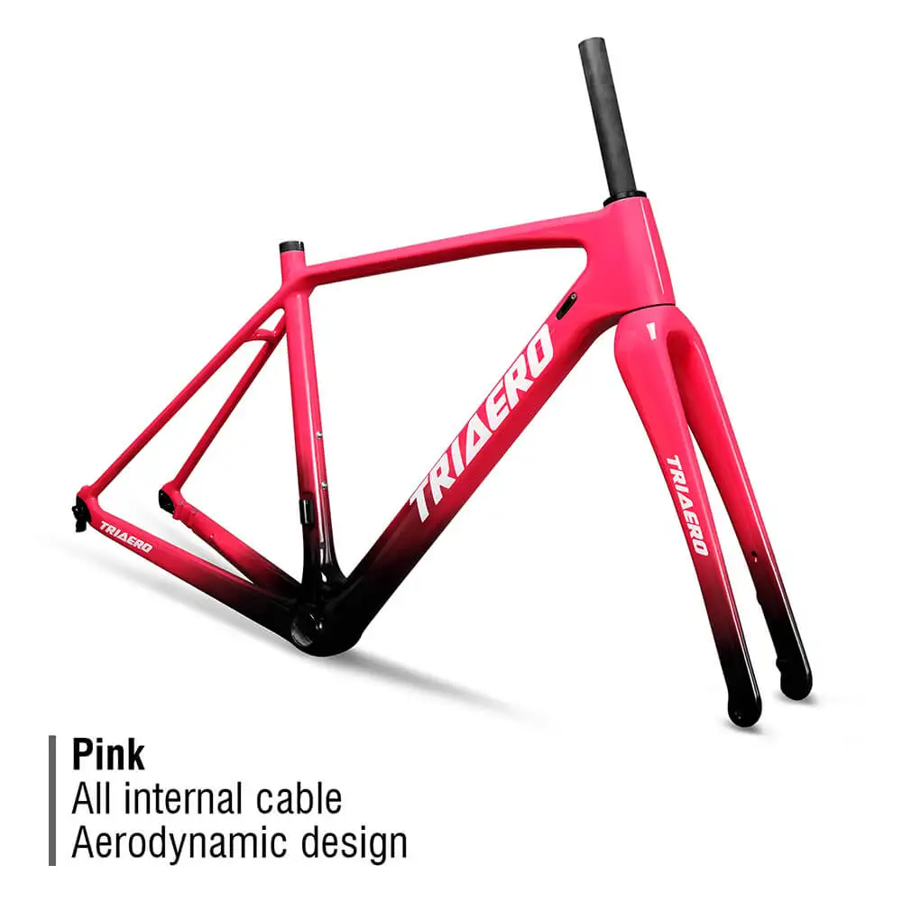 Ican Carbon Cyclocross Frame T700 Carbon Fiber Di2 Disc Cx Frame With