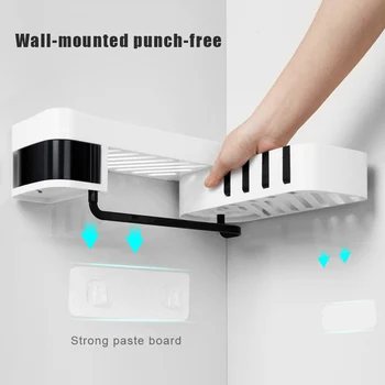 ONEUP Corner Shower Shelf Bathroom Shampoo Shower Shelf Holder Kitchen Storage Rack Organizer Wall Mounted Bathroom Accessories 1