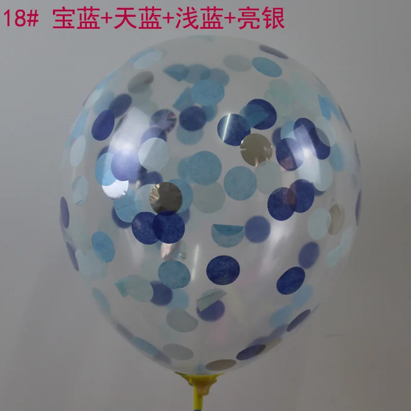 Amazon sells 12 inch round transparent emulsion wedding arrangement rose gold heart-shaped star confetti balloons 1bag