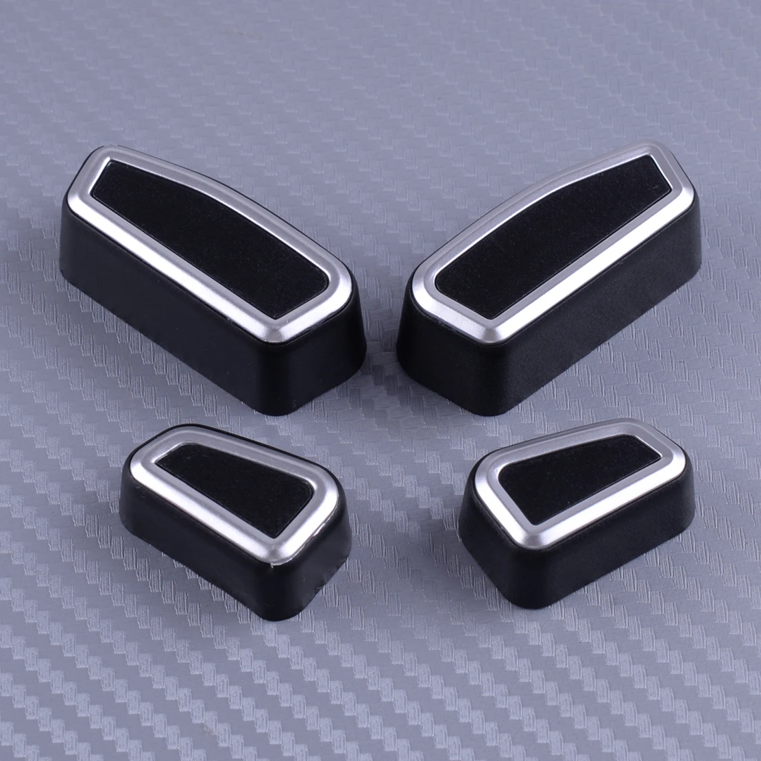 

DWCX 4pcs Interior Front Seat Adjust Switch Cover Trim ABS Fit For Jeep Cherokee Grand Cherokee Durango 2014 2015