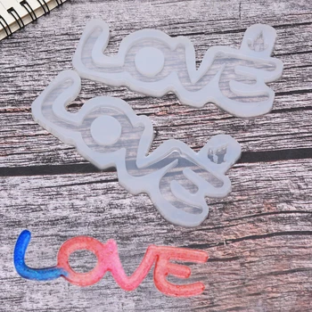 

DIY epoxy resin molds Resin Silicone Mould Maple Leaf Letter Love Jewelry Making Epoxy Mould Tool Craft