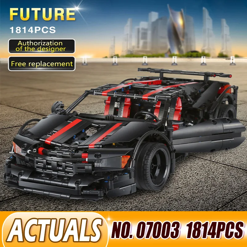 DHL XB07003 Technic строительные блоки Assassin X19 Набор гоночный автомобиль Moc подарки для детей