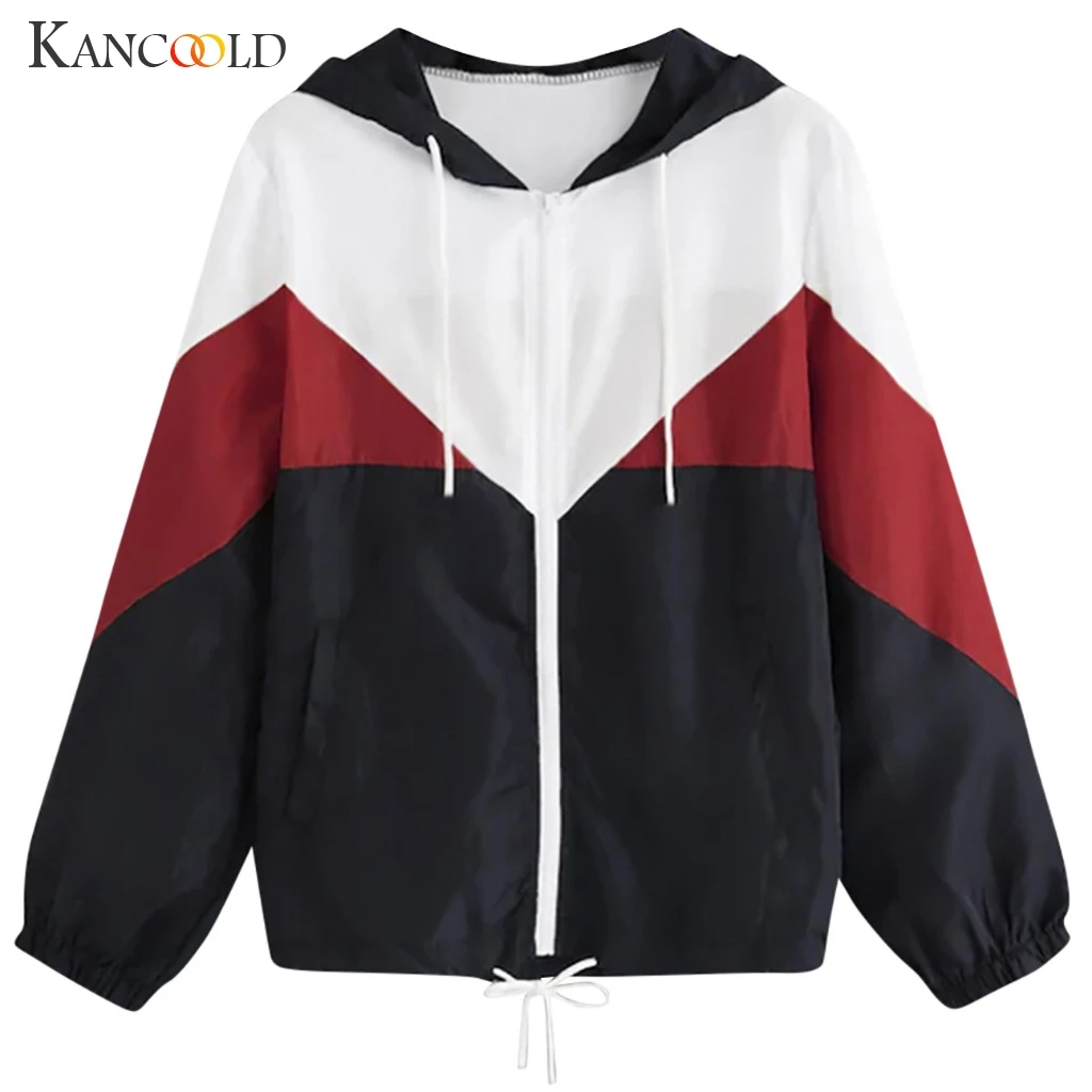 KANCOOLD пальто женские осенние тонкие кожаные костюмы с капюшоном на молнии пальто с длинным рукавом модные новые женские пальто и куртки 2019JUL29