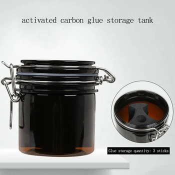

Sealed Eyelash Glue Large Capacity Adhesive Storage Tank Activated Extension Individual Stand Makeup Tool Container Jar Portable