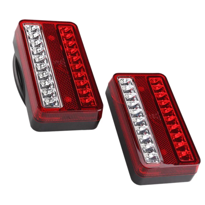20Led хвост светильник 12V Водонепроницаемый поворотник грузовик тормозной светильник для автомобилей, грузовых автомобилей, трейлеров, кемперов