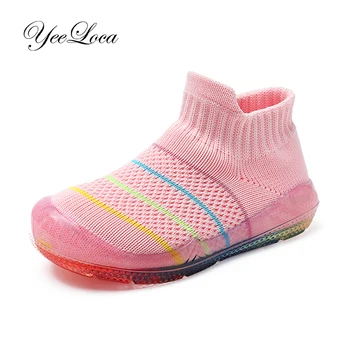 

Children Socks Sneakers Girl Boy Baby Sneakers Fashion Flying Mesh Toddler Boy Shoes Kids Casual Shoes Pink Children Shoes