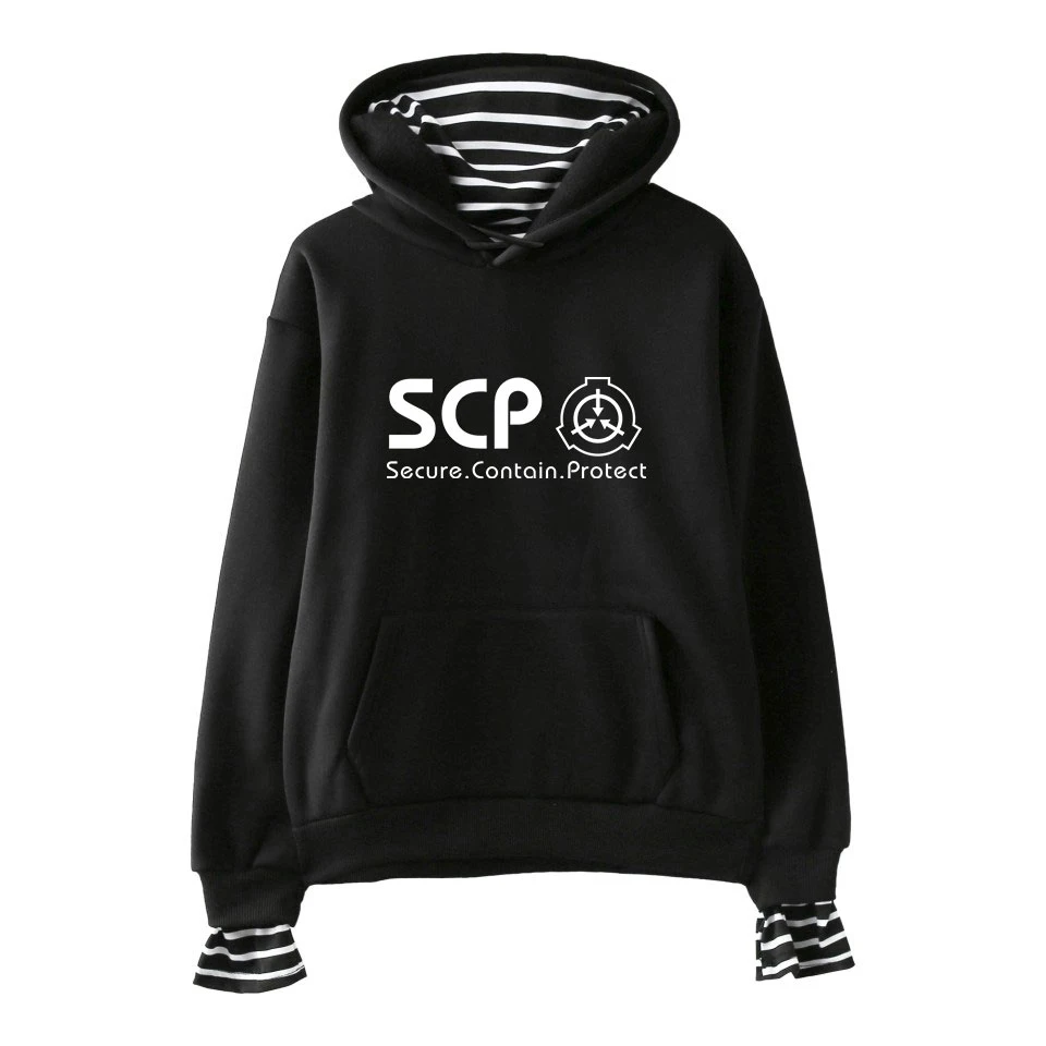 FRDUN Scp основа принт поддельные две части толстовки горячая распродажа Осенние женские толстовки K-pops с капюшоном Harajuku размера плюс 4xl