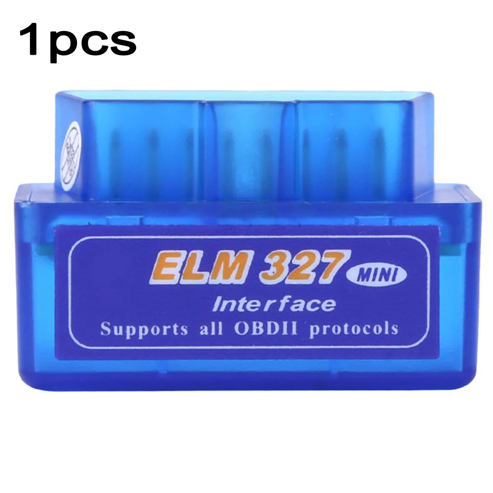 Автомобильный адаптер сканера, беспроводное оборудование Bluetooth 4,2x3x2,5 см Mini ELM327