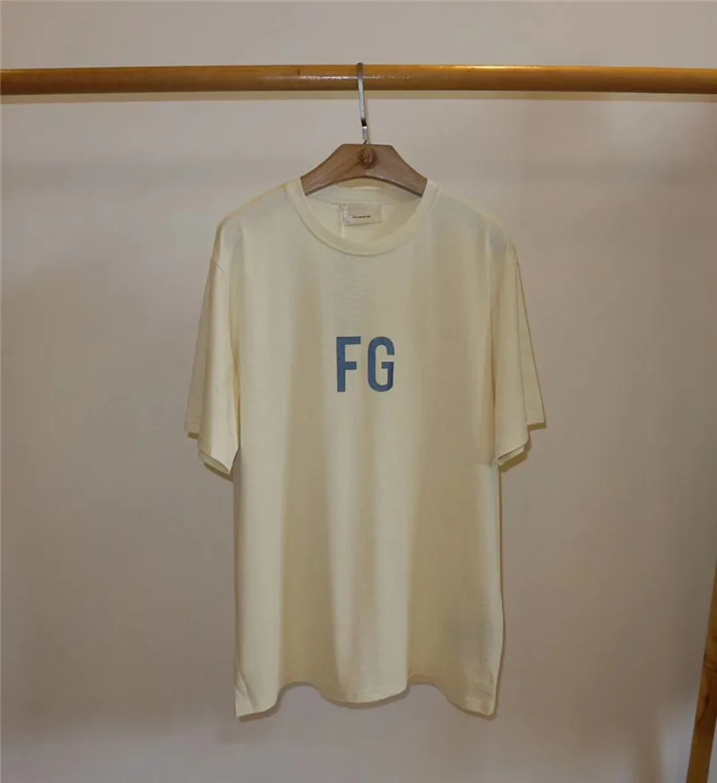 

New 3M Reflective FG Logo FOG Essentials T-Shirt Mens Women Solid Color Casual High Quality Essentials T Shirts Top Tees