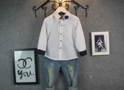 shirt Брендовые костюмы с цветочным принтом для мальчиков; комплект одежды с блейзером; детская куртка; жилет; брюки; 3 предмета; костюмы-смокинги для свадьбы; Детский костюм для дня рождения - Цвет: shirt
