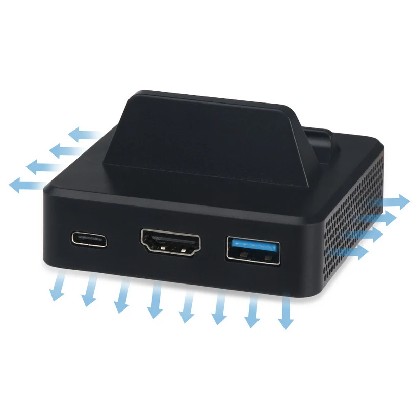 Подставка для зарядки цифрового переключателя типа C в HDMI адаптер для зарядки док-станции видео конвертер для NS консоли аксессуары для игр