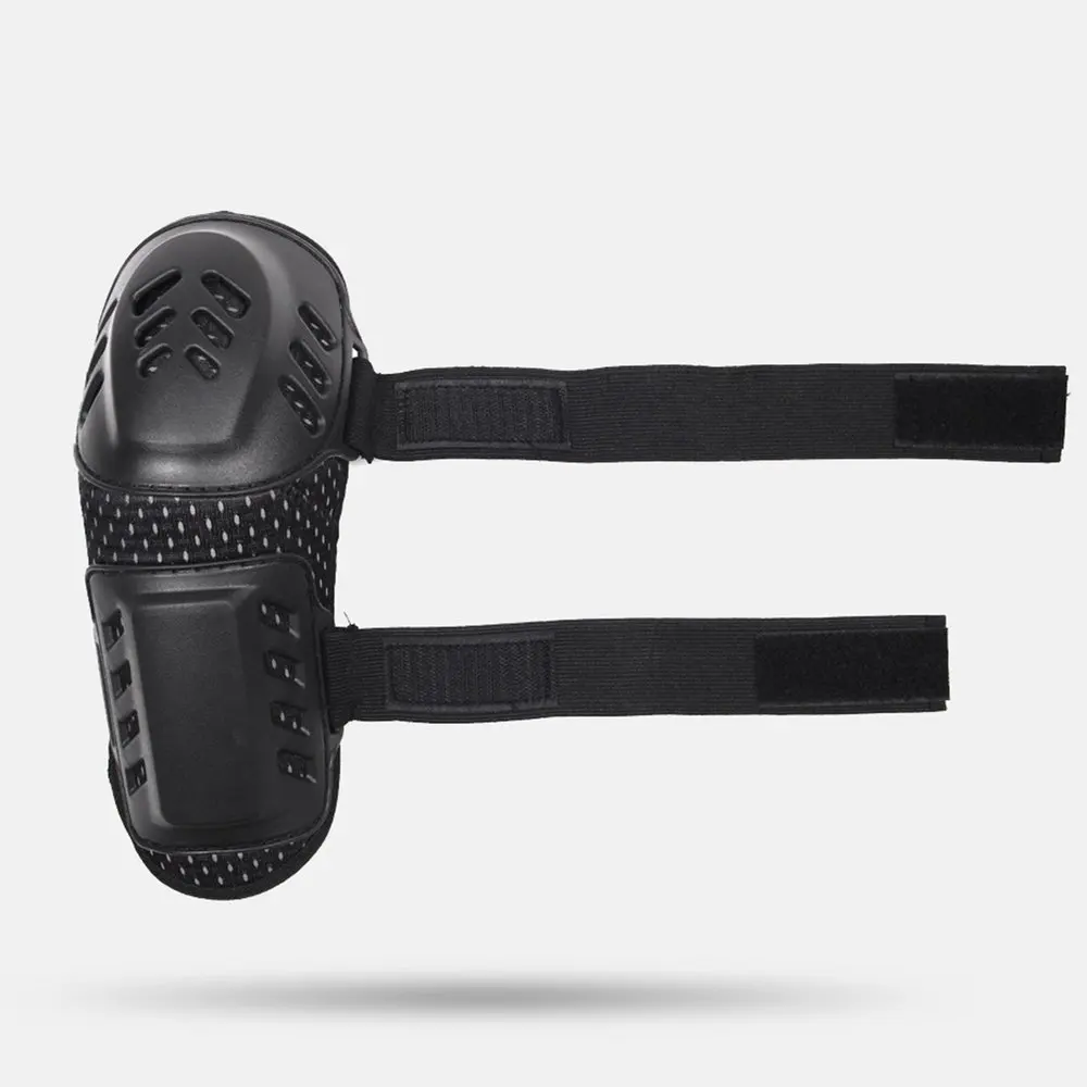 1 пара Herobiker для мотокросса, для верховой езды, небьющиеся наколенники, налокотники, четыре части, для катания на коньках, для спорта на открытом воздухе, наколенники, Короткие