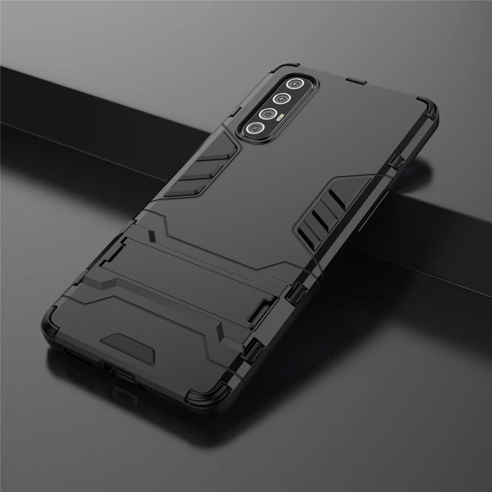 Чехол для OPPO Reno3 Pro силиконовый чехол-Броня с роботом Жесткий задней панели