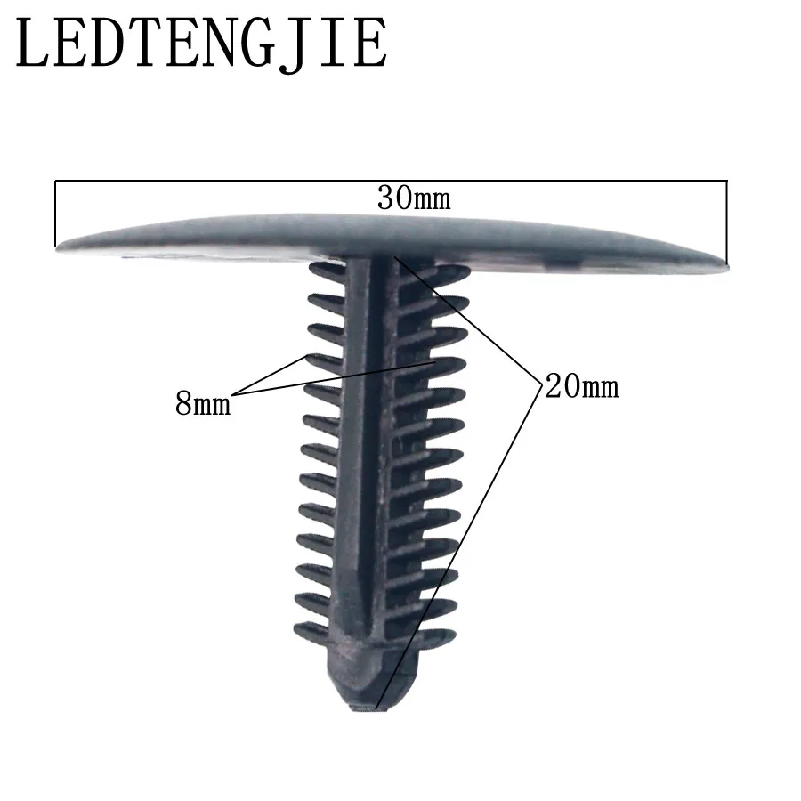 Зажимы Автомобильные 100 шт. облицованная крышка заклепок дверная заклепка |