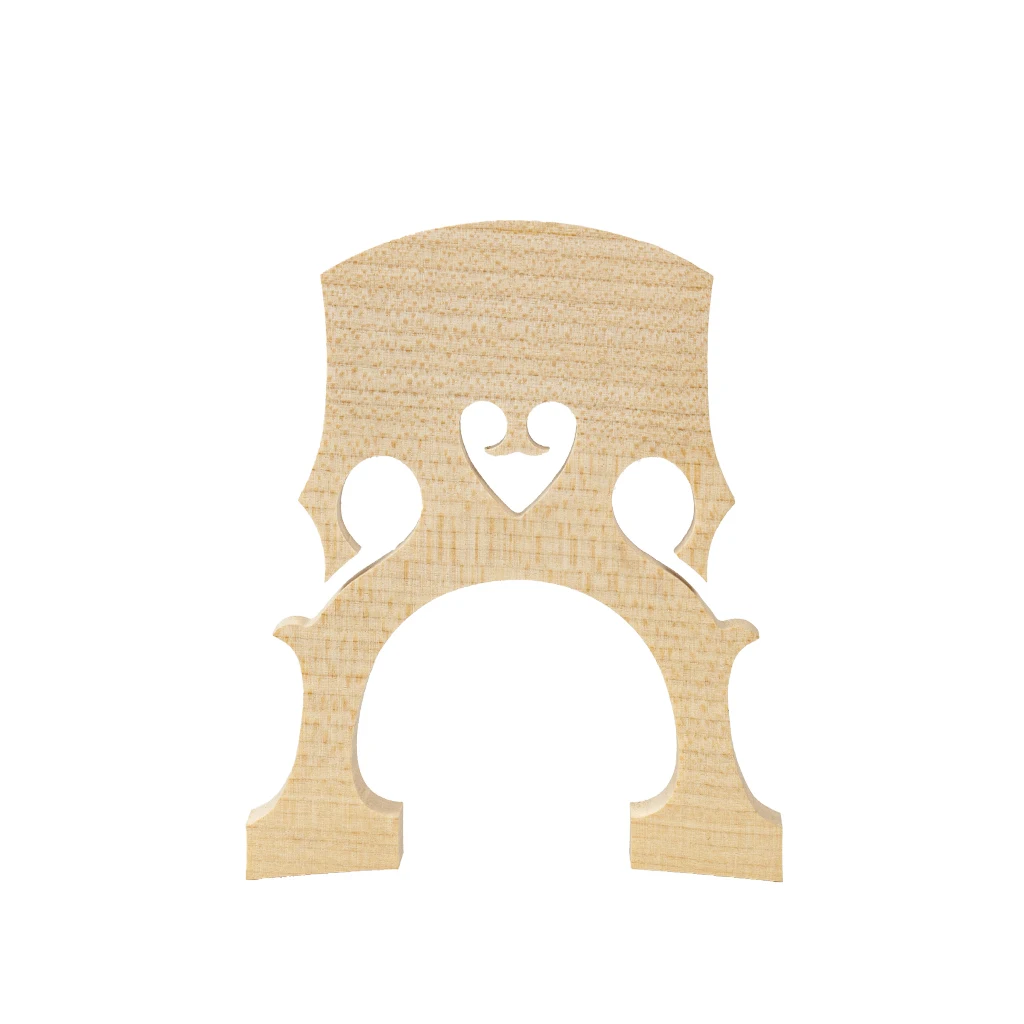 NAOMI 10pcs/1set 4/4 Cello Bridge Unfitted Selected Maple Wood Bridge Excellent Performance And Easy to Use