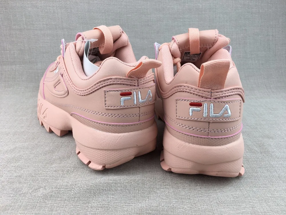 FILA Disruptor II женские розовые кроссовки спортивная обувь Нескользящая амортизирующая летняя Уличная обувь