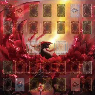 

Yu-Gi-Oh Duel Board Official Board Game Double Battle Scene Card Rubber Pad