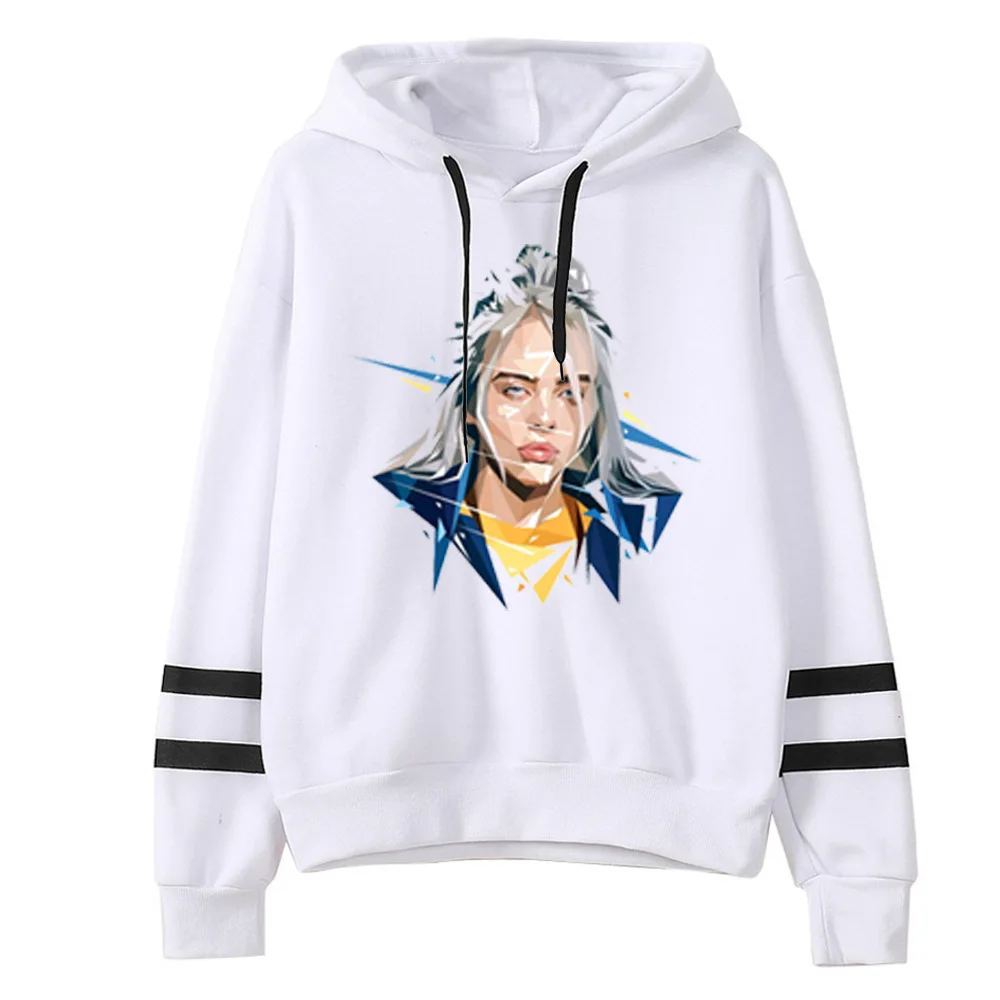 Стиль Горячая Распродажа Amazon Cross Border Billie eilish Америка мода певица мультфильм изображение Толстовка